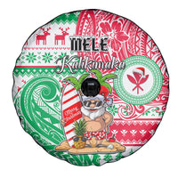 Hawaii Christmas Spare Tire Cover Santa Claus Surf Mele Kalikimaka LT05 - Polynesian Pride