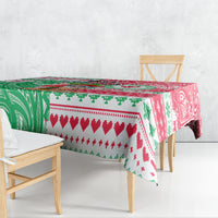 Hawaii Christmas Tablecloth Santa Claus Surf Mele Kalikimaka LT05 - Polynesian Pride
