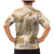 Vintage Lapita Family Matching Mermaid Dress and Hawaiian Shirt Iconic Double Face Pattern Beige