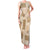 Vintage Lapita Family Matching Tank Maxi Dress and Hawaiian Shirt Iconic Double Face Pattern Beige