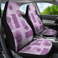 Vintage Lapita Car Seat Cover Iconic Double Face Pattern Violet