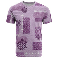 Vintage Lapita T Shirt Iconic Double Face Pattern Violet