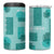Vintage Lapita 4 in 1 Can Cooler Tumbler Iconic Double Face Pattern Turquoise
