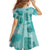 Vintage Lapita Family Matching Mermaid Dress and Hawaiian Shirt Iconic Double Face Pattern Turquoise LT05