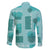 Vintage Lapita Family Matching Mermaid Dress and Hawaiian Shirt Iconic Double Face Pattern Turquoise LT05