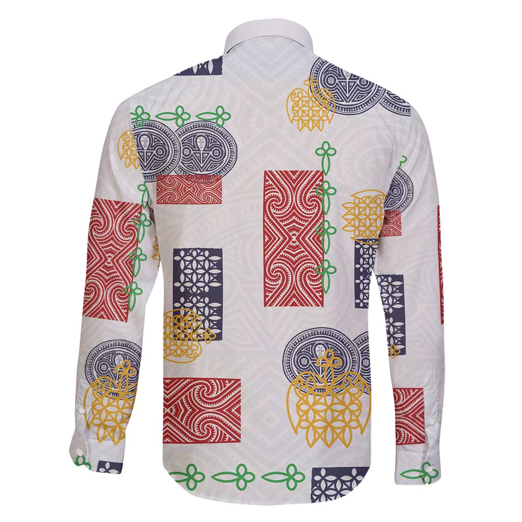 Vintage Lapita Family Matching Puletasi and Hawaiian Shirt Iconic Double Face Pattern