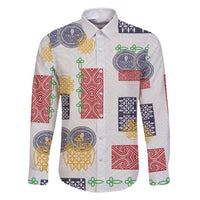 Vintage Lapita Family Matching Summer Maxi Dress and Hawaiian Shirt Iconic Double Face Pattern