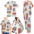 Vintage Lapita Family Matching Tank Maxi Dress and Hawaiian Shirt Iconic Double Face Pattern