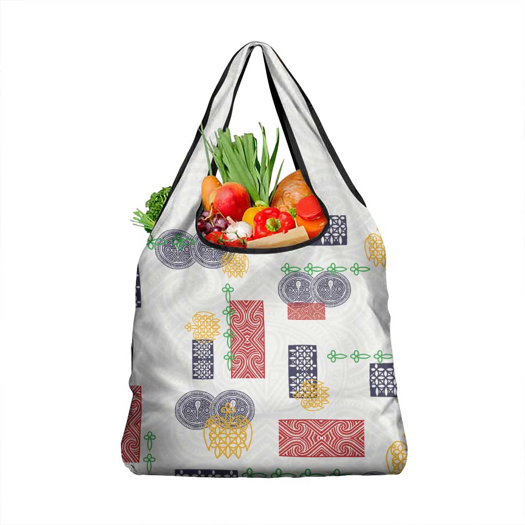 Vintage Lapita Grocery Bag Iconic Double Face Pattern
