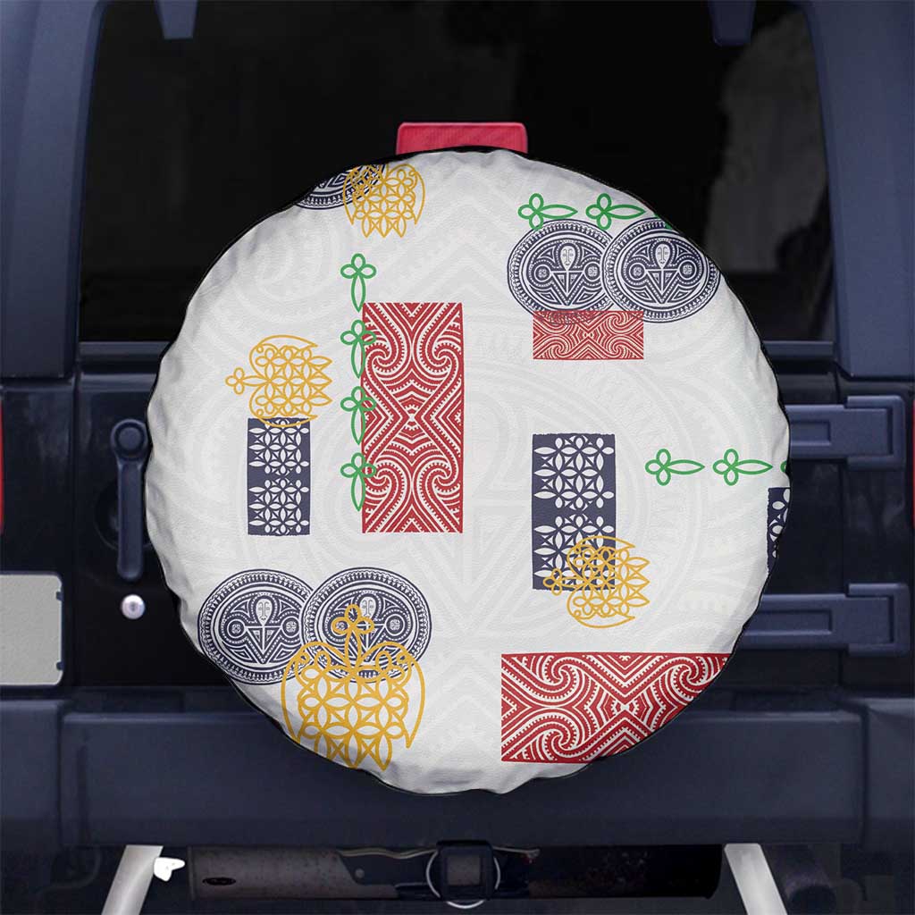 Vintage Lapita Spare Tire Cover Iconic Double Face Pattern