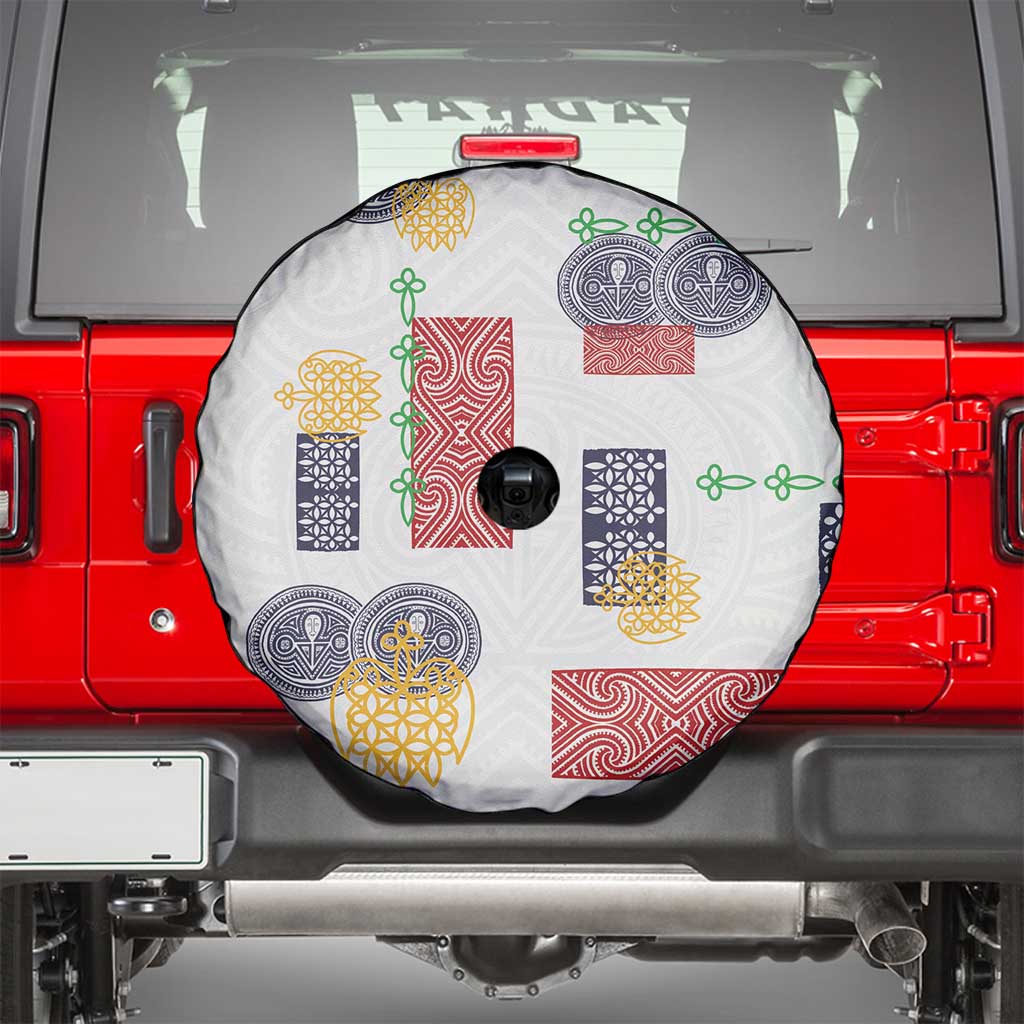 Vintage Lapita Spare Tire Cover Iconic Double Face Pattern