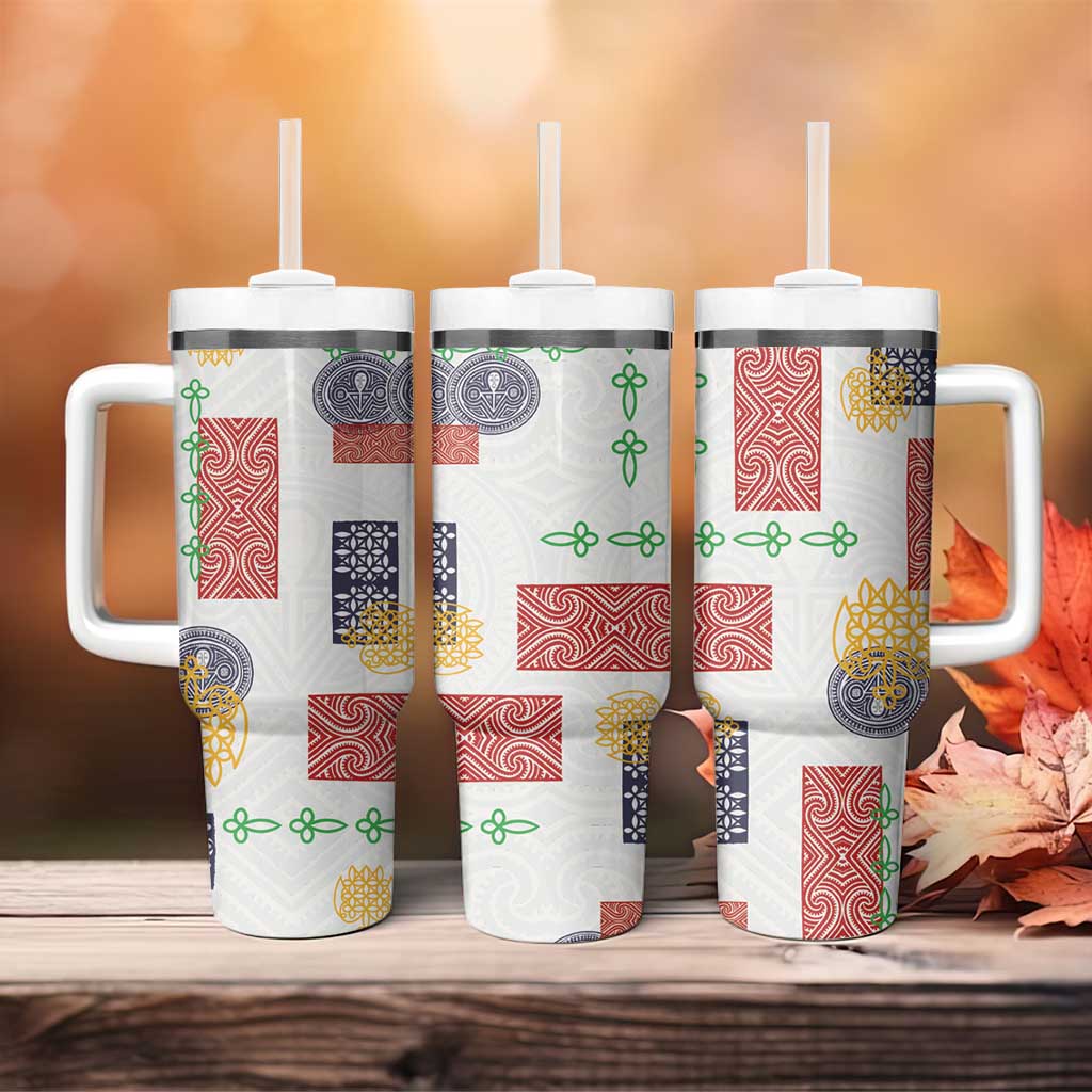 Vintage Lapita Tumbler With Handle Iconic Double Face Pattern