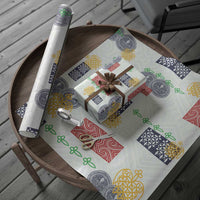 Vintage Lapita Wrapping Paper Iconic Double Face Pattern - Polynesian Pride