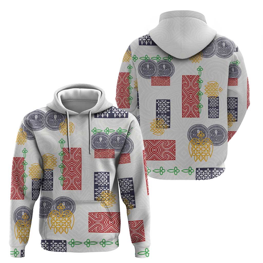 Vintage Lapita Zip Hoodie Iconic Double Face Pattern