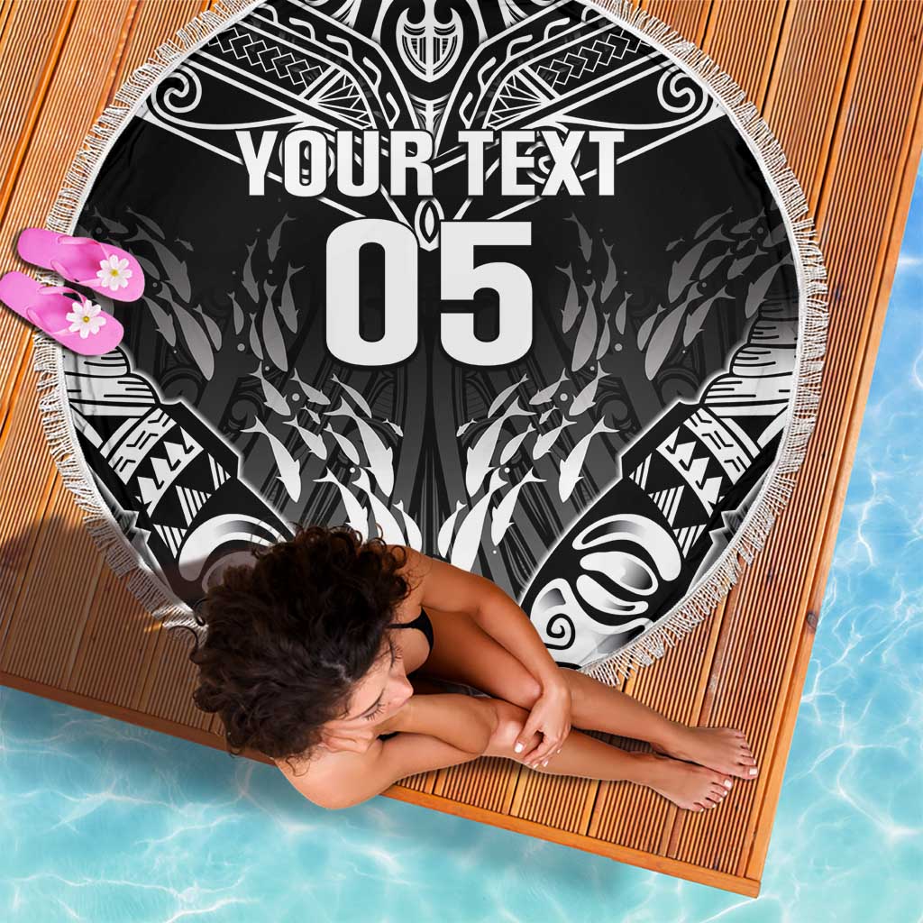 Custom New Zealand Fishing Beach Blanket Aotearoa Maori Koru - Polynesian Pride