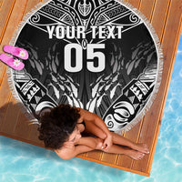 Custom New Zealand Fishing Beach Blanket Aotearoa Maori Koru - Polynesian Pride