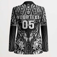 Custom New Zealand Fishing Blazer Aotearoa Maori Koru - Polynesian Pride
