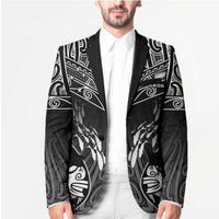 Custom New Zealand Fishing Blazer Aotearoa Maori Koru - Polynesian Pride