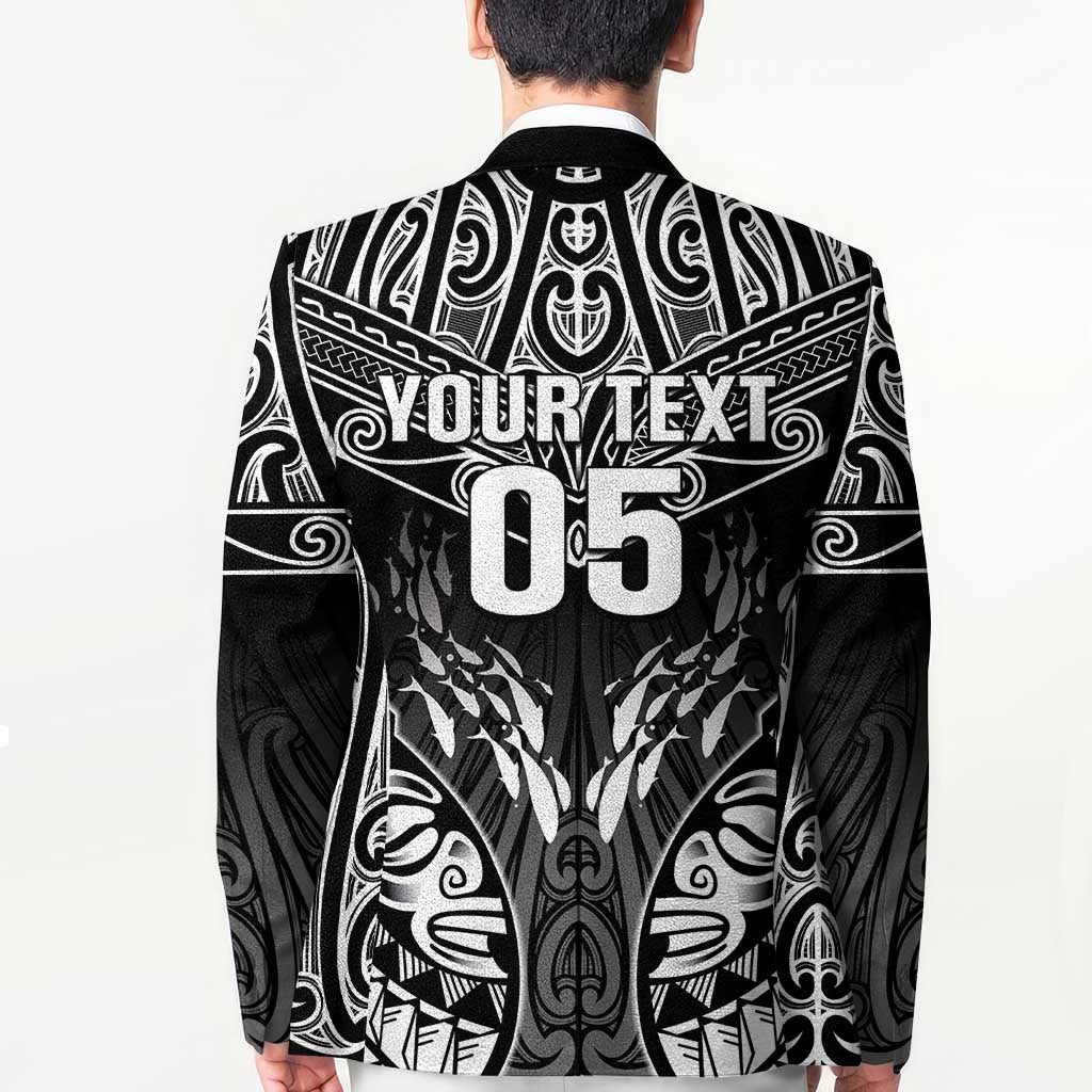 Custom New Zealand Fishing Blazer Aotearoa Maori Koru - Polynesian Pride