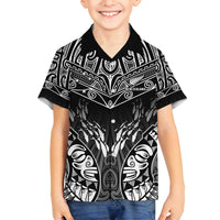 Custom New Zealand Fishing Family Matching Long Sleeve Bodycon Dress and Hawaiian Shirt Aotearoa Maori Koru - Polynesian Pride