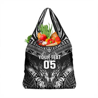 Custom New Zealand Fishing Grocery Bag Aotearoa Maori Koru - Polynesian Pride