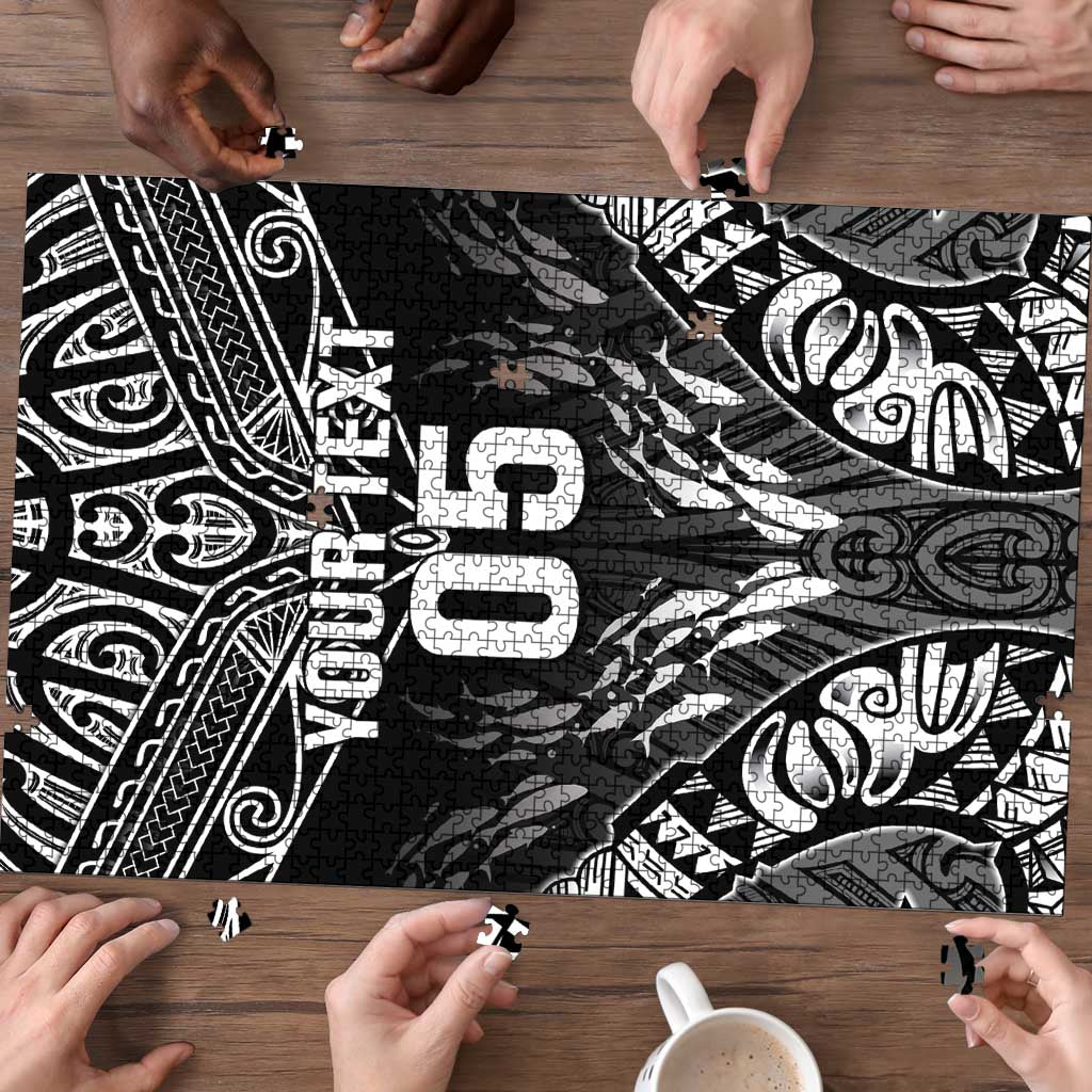 Custom New Zealand Fishing Puzzle Aotearoa Maori Koru - Polynesian Pride