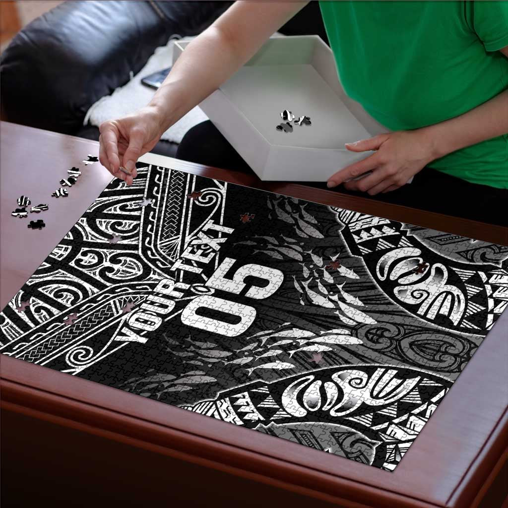 Custom New Zealand Fishing Puzzle Aotearoa Maori Koru - Polynesian Pride