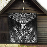 Custom New Zealand Fishing Quilt Aotearoa Maori Koru - Polynesian Pride