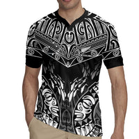 Custom New Zealand Fishing Rugby Jersey Aotearoa Maori Koru - Polynesian Pride