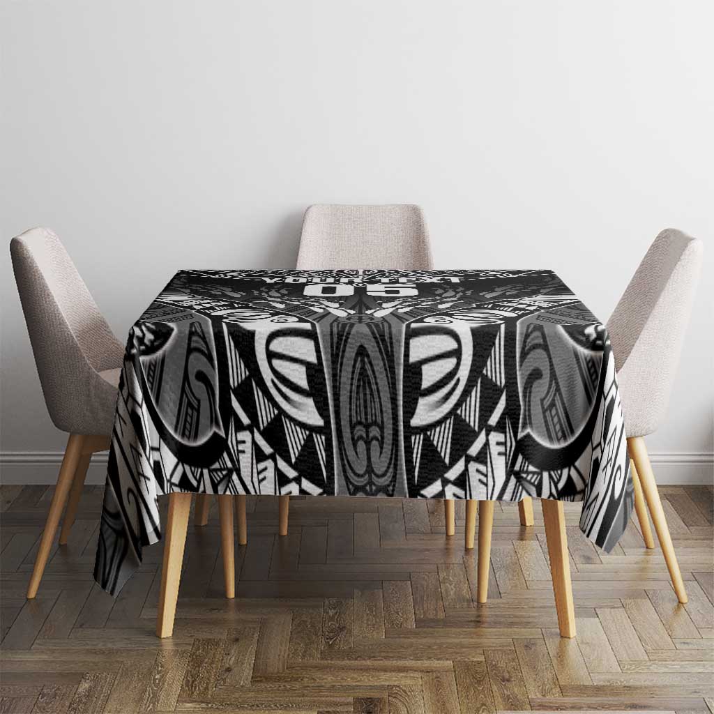Custom New Zealand Fishing Tablecloth Aotearoa Maori Koru - Polynesian Pride