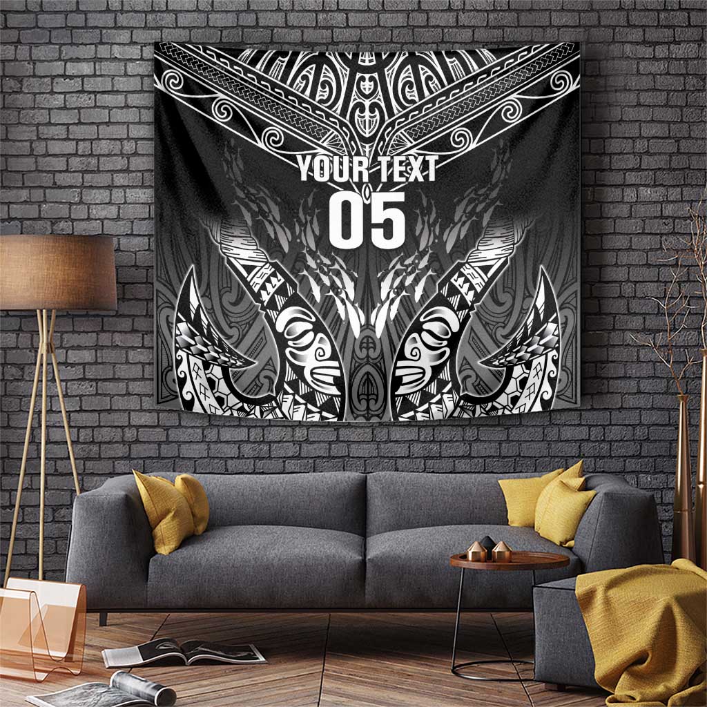 Custom New Zealand Fishing Tapestry Aotearoa Maori Koru - Polynesian Pride