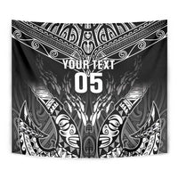 Custom New Zealand Fishing Tapestry Aotearoa Maori Koru - Polynesian Pride