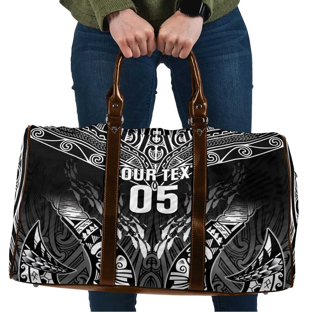Custom New Zealand Fishing Travel Bag Aotearoa Maori Koru - Polynesian Pride