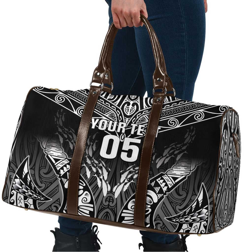 Custom New Zealand Fishing Travel Bag Aotearoa Maori Koru - Polynesian Pride