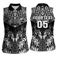 Custom New Zealand Fishing Women Sleeveless Polo Shirt Aotearoa Maori Koru - Polynesian Pride