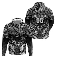 Custom New Zealand Fishing Zip Hoodie Aotearoa Maori Koru - Polynesian Pride