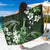 Hawaii Ukulele Sarong Polynesian Pattern Mix Hibiscus Green Version