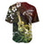 Hawaii Ukulele Baseball Jersey Polynesian Pattern Mix Hibiscus Reggae Version LT05