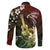 Hawaii Ukulele Family Matching Mermaid Dress and Hawaiian Shirt Polynesian Pattern Mix Hibiscus Reggae Version LT05