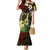 Hawaii Ukulele Family Matching Mermaid Dress and Hawaiian Shirt Polynesian Pattern Mix Hibiscus Reggae Version LT05