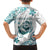New Zealand Aotearoa Hari Ra Mama Family Matching Off The Shoulder Long Sleeve Dress and Hawaiian Shirt A Mother's Love Is Like No Otter