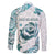 New Zealand Aotearoa Hari Ra Mama Family Matching Off The Shoulder Long Sleeve Dress and Hawaiian Shirt A Mother's Love Is Like No Otter