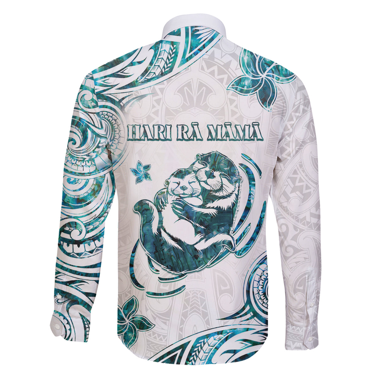 New Zealand Aotearoa Hari Ra Mama Family Matching Puletasi and Hawaiian Shirt A Mother's Love Is Like No Otter LT05 - Polynesian Pride