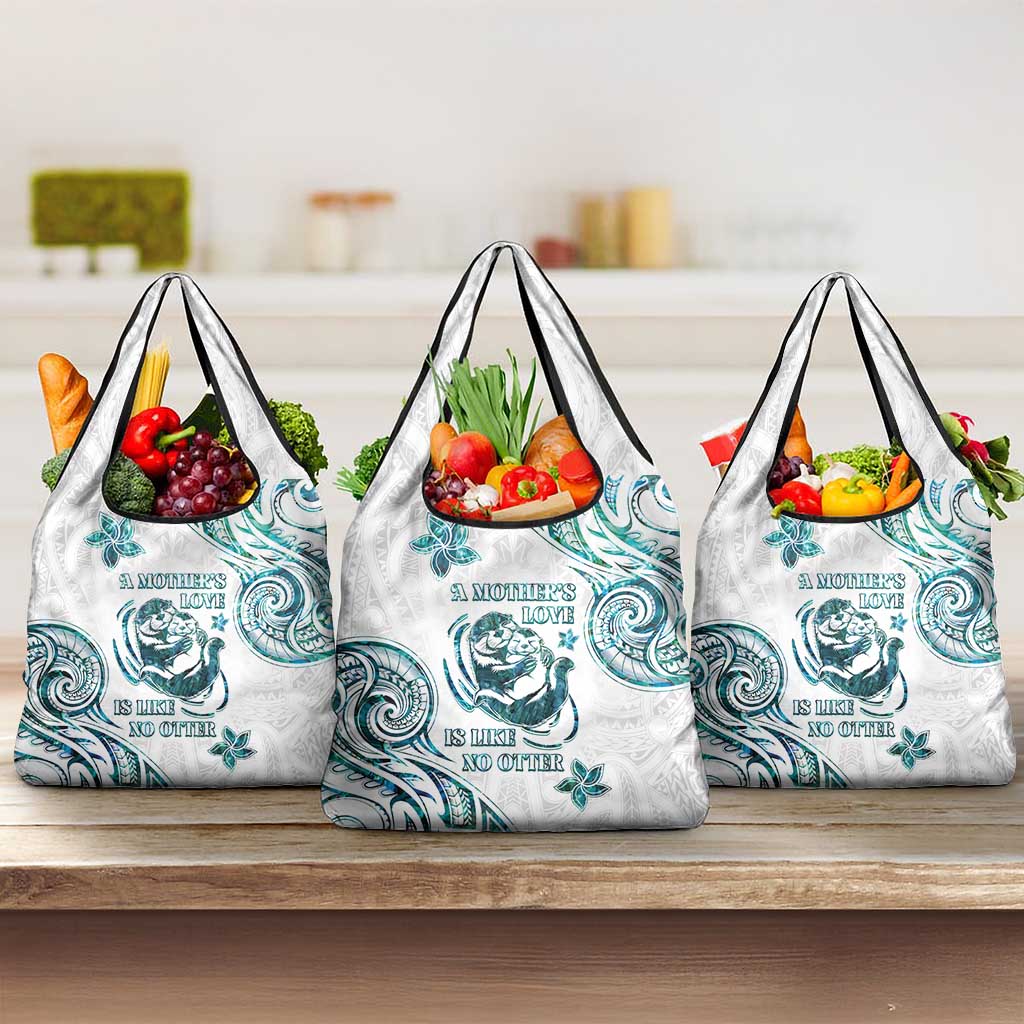 New Zealand Aotearoa Hari Ra Mama Grocery Bag A Mother's Love Is Like No Otter