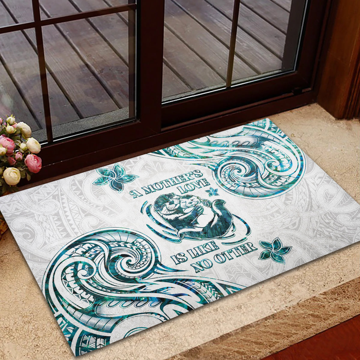 New Zealand Aotearoa Hari Ra Mama Rubber Doormat A Mother's Love Is Like No Otter
