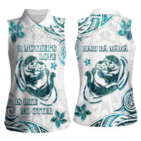 New Zealand Aotearoa Hari Ra Mama Women Sleeveless Polo Shirt A Mother's Love Is Like No Otter