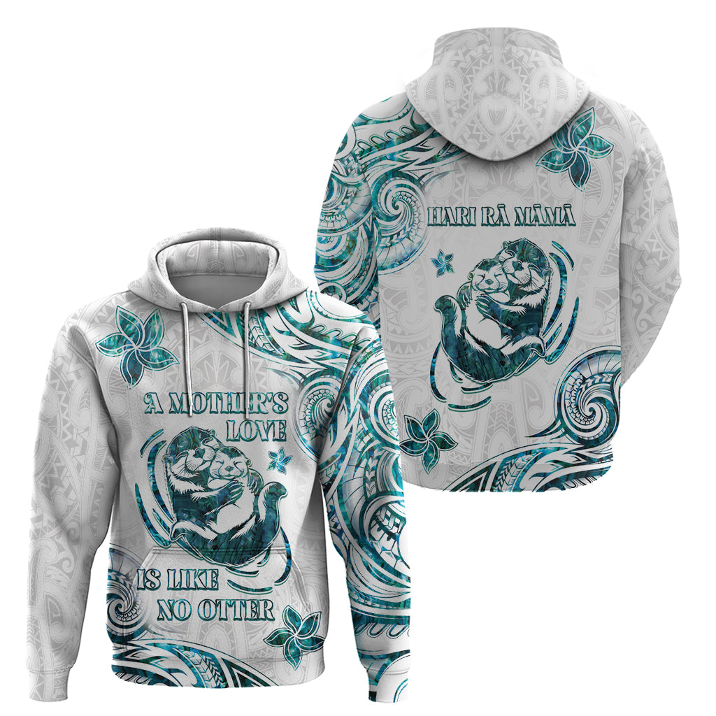 New Zealand Aotearoa Hari Ra Mama Zip Hoodie A Mother's Love Is Like No Otter