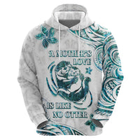 New Zealand Aotearoa Hari Ra Mama Zip Hoodie A Mother's Love Is Like No Otter