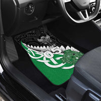 New Zealand And Ireland Rugby Car Mats Silver Fern With Celtic Cross