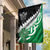 New Zealand And Ireland Rugby Garden Flag Silver Fern With Celtic Cross